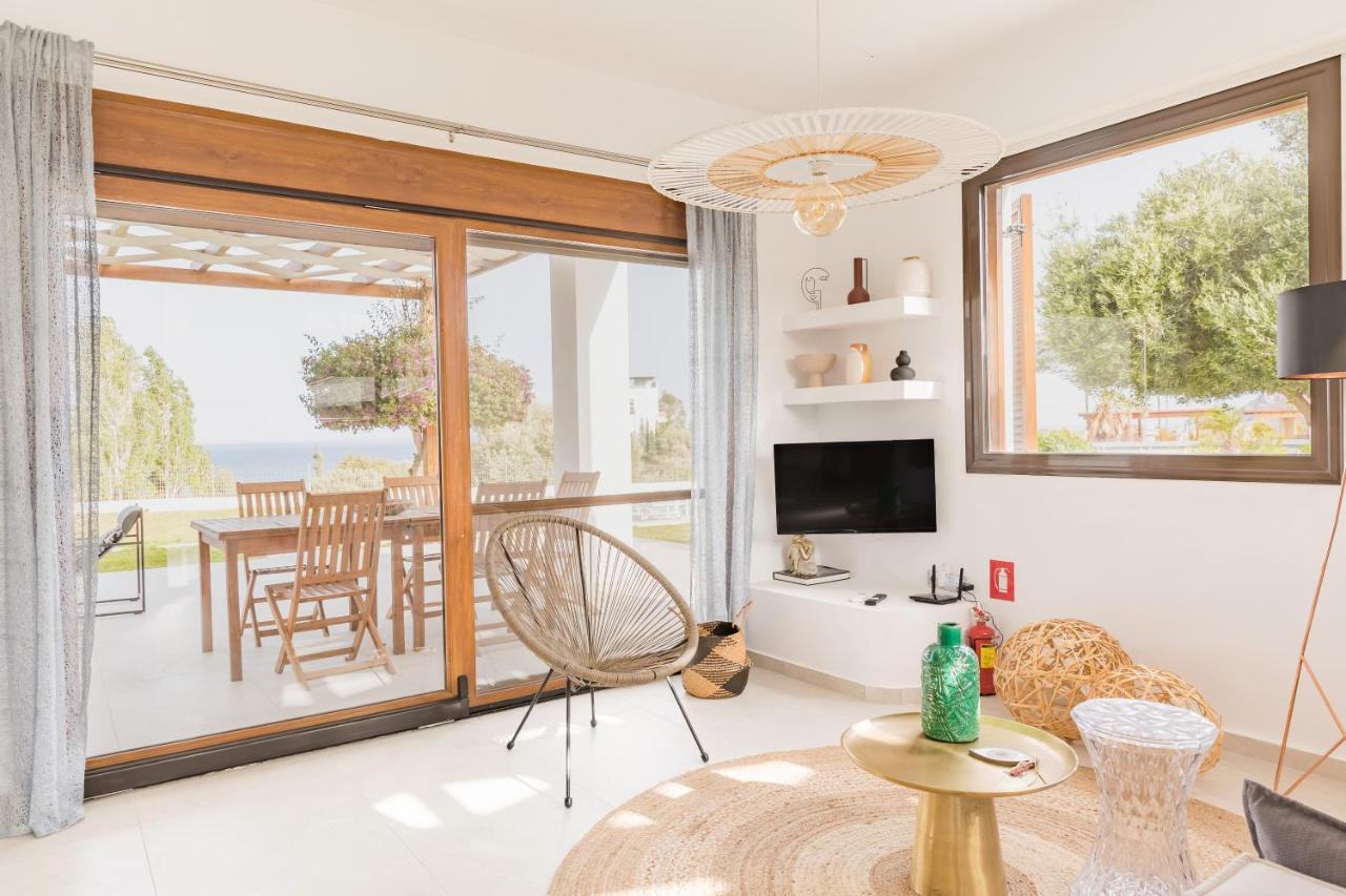 Villa Santa Maria With Private Pool And Sea View Αφάντου Εξωτερικό φωτογραφία
