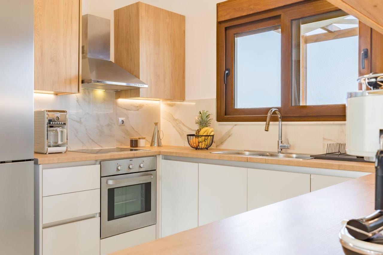 Villa Santa Maria With Private Pool And Sea View Αφάντου Εξωτερικό φωτογραφία
